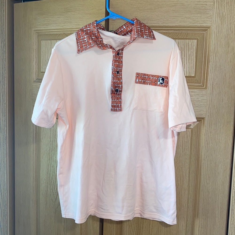 Nation Golf Co - Golden Hour Hard Collar Golf Shirt.